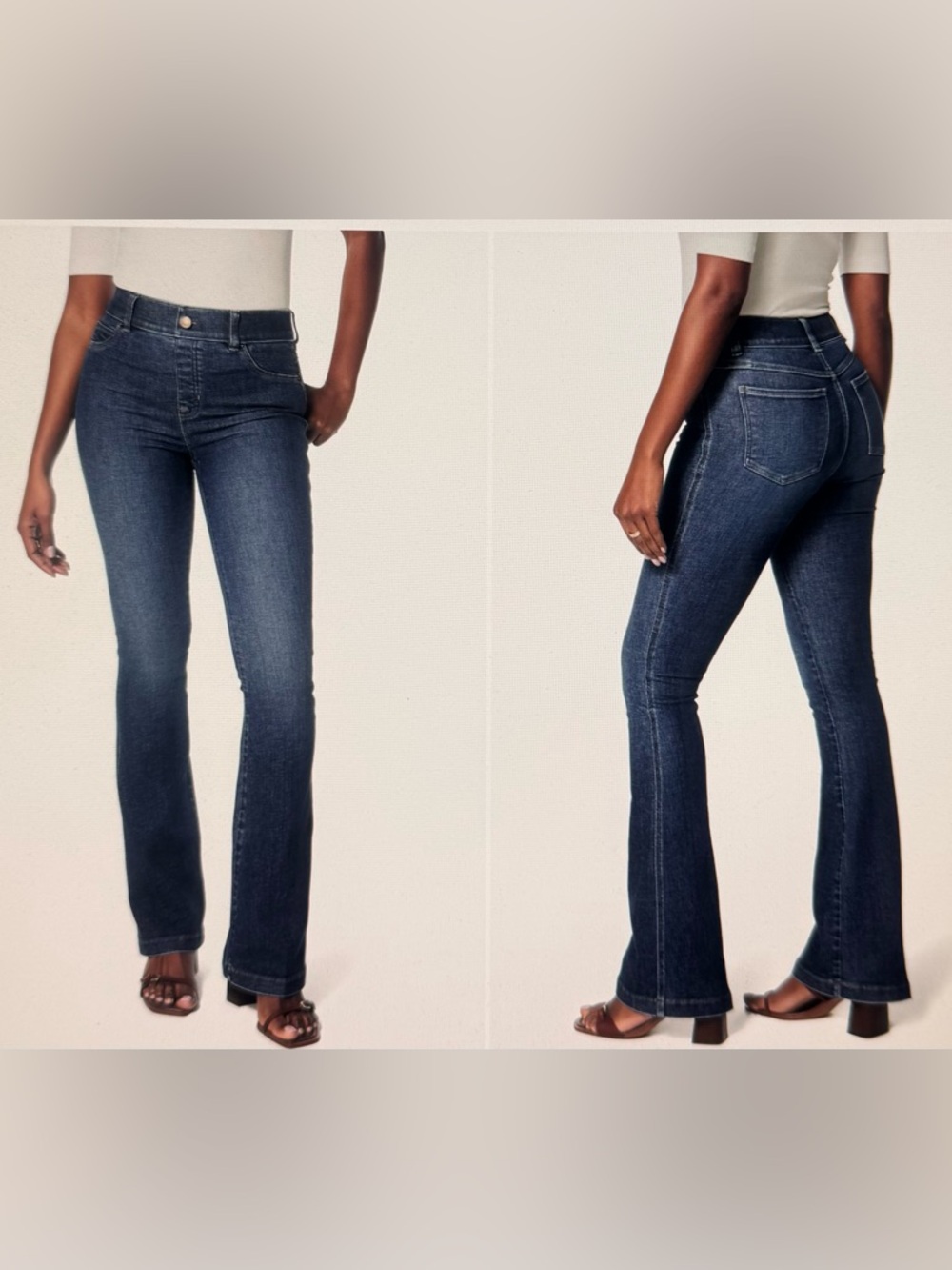 SPANX EveryWear Flare Jeans in Authentic Blue Size XS NWT
